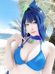 [Cosplay] Miyamoto Sakura 宮本桜 - New Jersey Swimwear 新泽西泳装