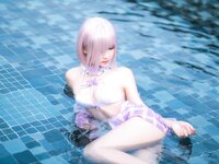 [Cosplay] Sandu 69 三度69 - Mashu Swimsuit 玛修泳装