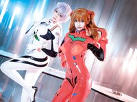 [Cosplay] Momoko 葵葵&瓜希酱 - EVA 双厨狂喜版