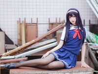 [Cosplay] Alannis 五更百鬼 - Senior school uniform 学姐校服