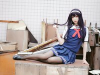 [Cosplay] Alannis 五更百鬼 - Senior school uniform 学姐校服