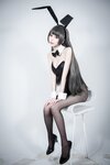 [Cosplay] Ni De Fu Qing 你的负卿 - Senior Bunny Girl 学姐兔女郎