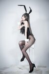 [Cosplay] Ni De Fu Qing 你的负卿 - Senior Bunny Girl 学姐兔女郎