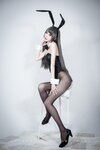 [Cosplay] Ni De Fu Qing 你的负卿 - Senior Bunny Girl 学姐兔女郎