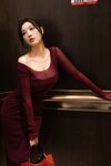 [Cosplay] 杨晨晨 紫色连衣短裙