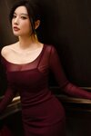[Cosplay] 杨晨晨 紫色连衣短裙