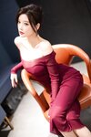[Cosplay] 杨晨晨 紫色连衣短裙