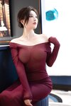 [Cosplay] 杨晨晨 紫色连衣短裙