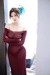 [Cosplay] 杨晨晨 紫色连衣短裙