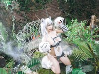 [Cosplay] Yibeibuchi 一北亦北 - White Tiger Girl 白虎兽娘福瑞