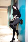 [Cosplay] 杨晨晨 连体渔网袜
