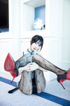 [Cosplay] 朱可儿 玥儿玥 古典美修身旗袍黑丝