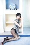 [Cosplay] 朱可儿 玥儿玥 古典美修身旗袍黑丝