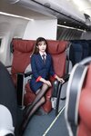[Cosplay] 陆萱萱 粉色空姐制服