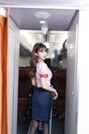 [Cosplay] 陆萱萱 粉色空姐制服
