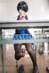 [Cosplay] 白金Saki写真 - 制服黑丝