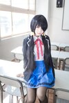 [Cosplay] 白金Saki写真 - 制服黑丝