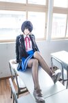 [Cosplay] 白金Saki写真 - 制服黑丝