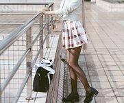 [Cosplay] Alannis 五更百鬼 - School Uniform Dome 校服穹