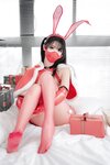 [Cosplay] 轩萧学姐 - 圣诞红丝兔女郎