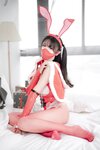[Cosplay] 轩萧学姐 - 圣诞红丝兔女郎