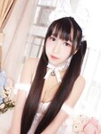 [Cosplay] Bu Dai Mao 不呆猫 - Lace Selfie 蕾丝自拍