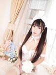 [Cosplay] Bu Dai Mao 不呆猫 - Lace Selfie 蕾丝自拍