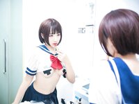 [Cosplay] Jean 九曲 - JK Transparent Uniform JK透明制服