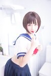 [Cosplay] Jean 九曲 - JK Transparent Uniform JK透明制服