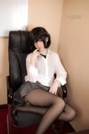 [Cosplay] YiXiaoYangZe 一小央泽 - Black Silk 黑丝