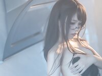 [Cosplay] Qiyuemiaozi 七月喵子 - Kitchen Glasses Girl No.1 厨房眼镜娘1号