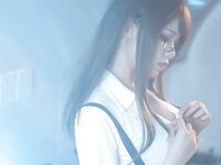 [Cosplay] Qiyuemiaozi 七月喵子 - Kitchen Glasses Girl No.1 厨房眼镜娘1号