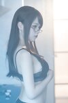 [Cosplay] Qiyuemiaozi 七月喵子 - Kitchen Glasses Girl No.1 厨房眼镜娘1号