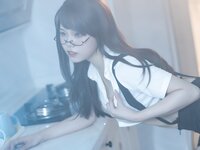 [Cosplay] Qiyuemiaozi 七月喵子 - Kitchen Glasses Girl No.1 厨房眼镜娘1号