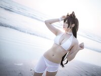 [Cosplay] Nyako 喵子 - Atago Swimsuit 爱宕泳装