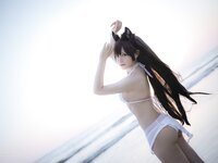 [Cosplay] Nyako 喵子 - Atago Swimsuit 爱宕泳装