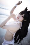 [Cosplay] Nyako 喵子 - Atago Swimsuit 爱宕泳装