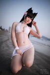 [Cosplay] Nyako 喵子 - Atago Swimsuit 爱宕泳装