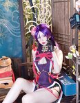 [Cosplay] Yibeibuchi 一北亦北 - Milky New Year Cheongsam 奶光新春旗袍