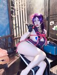 [Cosplay] Yibeibuchi 一北亦北 - Milky New Year Cheongsam 奶光新春旗袍