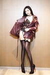 [Cosplay] 王馨瑶 紫色皮衣
