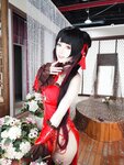 [Cosplay] Yui 金鱼 - Tokisaki Kurumi Cheongsam 时崎狂三 旗袍