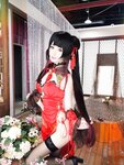 [Cosplay] Yui 金鱼 - Tokisaki Kurumi Cheongsam 时崎狂三 旗袍