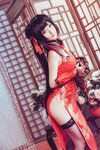 [Cosplay] Yui 金鱼 - Tokisaki Kurumi Cheongsam 时崎狂三 旗袍
