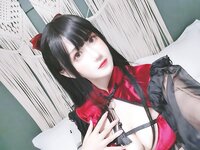 [Cosplay] Sandu 69 三度69 - Flesh-tightening cheongsam 勒肉旗袍