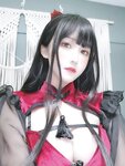 [Cosplay] Sandu 69 三度69 - Flesh-tightening cheongsam 勒肉旗袍