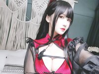 [Cosplay] Sandu 69 三度69 - Flesh-tightening cheongsam 勒肉旗袍