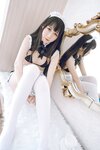[Cosplay] Bu Dai Mao 不呆猫 - Bikini Maid 比基尼女仆