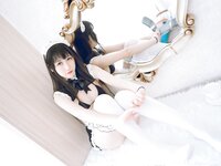 [Cosplay] Bu Dai Mao 不呆猫 - Bikini Maid 比基尼女仆