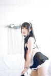 [Cosplay] Bu Dai Mao 不呆猫 - Bikini Maid 比基尼女仆
